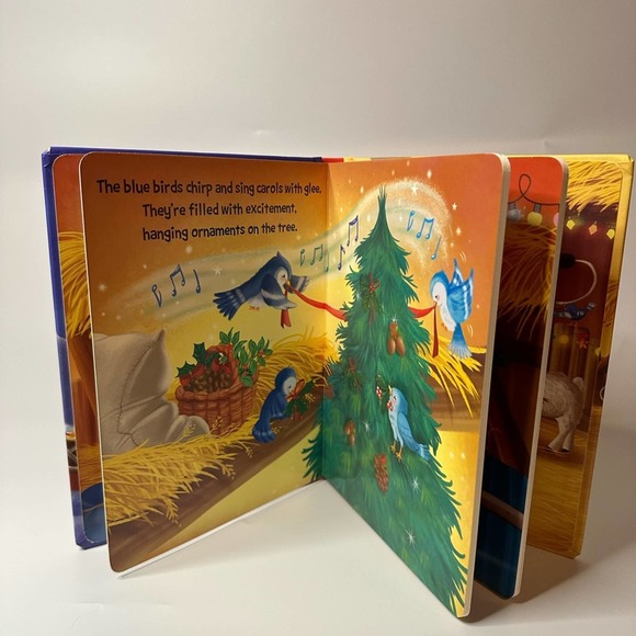 Christmas on the Farm Large Board Book by Olivia Christina - Picture 2 of 3